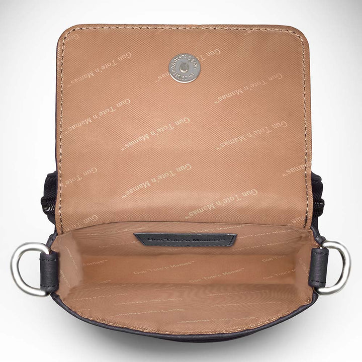 Crossbody Phone Pouch, Tumbled Leather