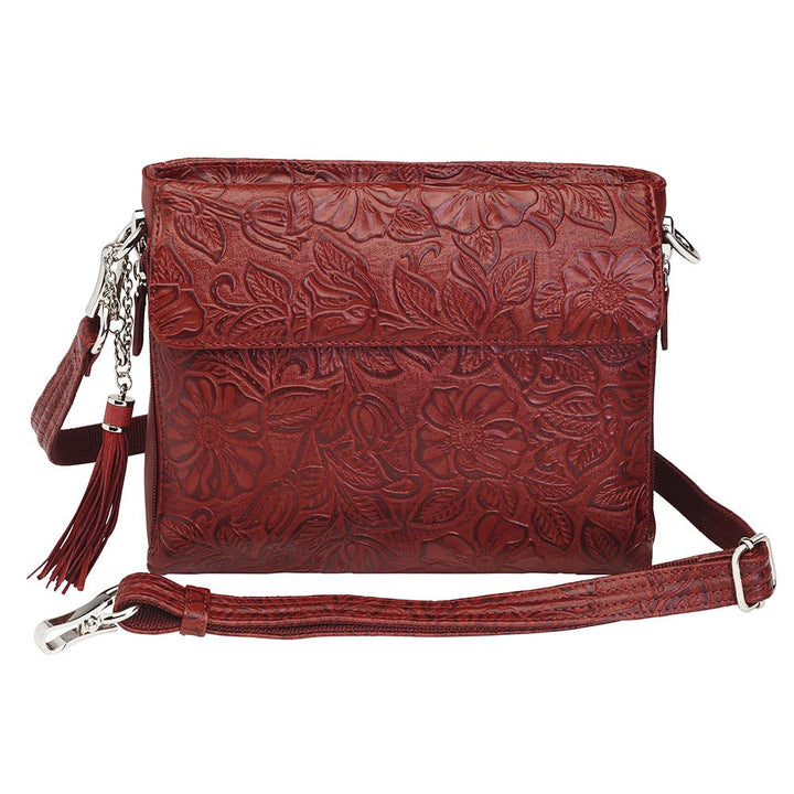 Clutch Purse, Debossed USA Cowhide