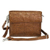 Clutch Concealed Carry Purse Debossed USA Cowhide GTM-22