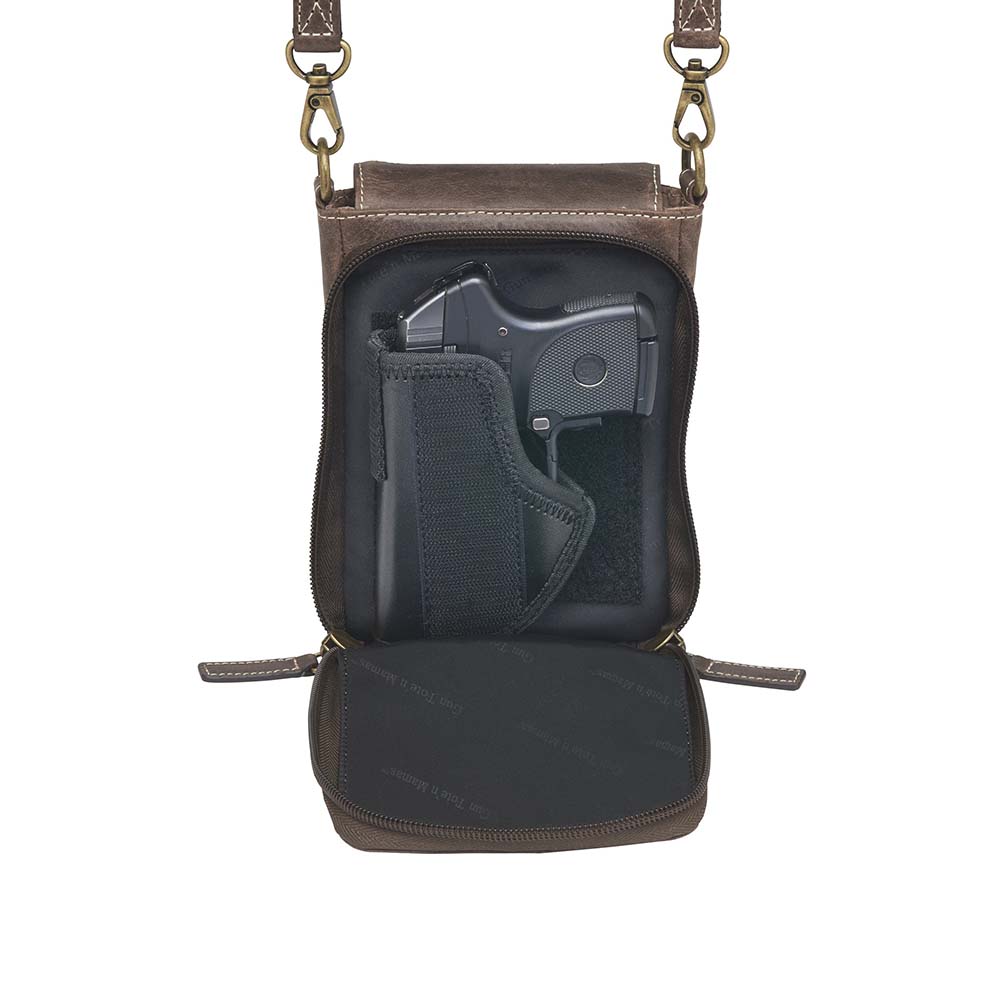 Concealed-Carry Cross-Body Phone Pouch, GTM-07 CZY-07