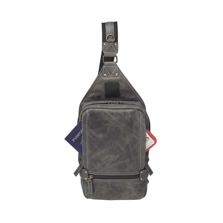 Sling Backpack, Distressed Buffalo