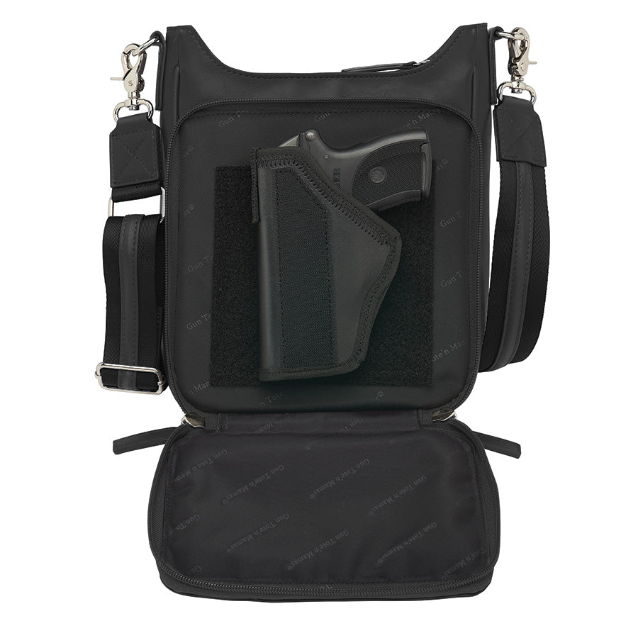 Crossbody Mail Pouch Concealed Carry Bag GTM-17USA Cowhide CCW