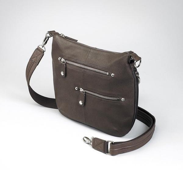 GTM-23 Chrome Zip Handbag - 2 Colors - Concealed Carry Handbags - CCW Purses - GunTotenMamas